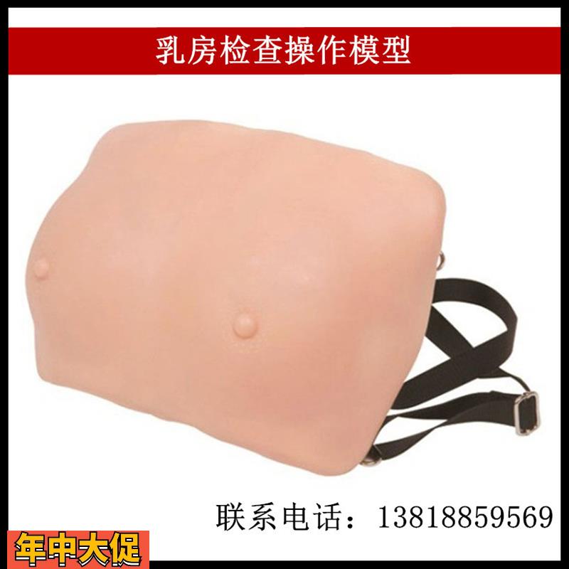 穿戴式乳房训练检查模型乳房病理示教教具医用人体结构橡皮人