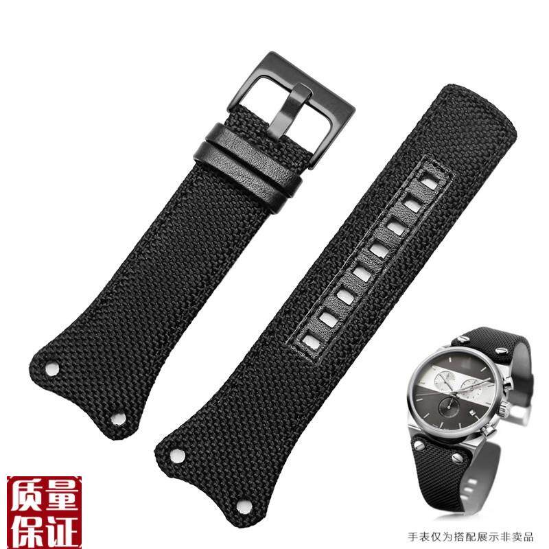 代用CK手表带EAGER系列K4B384B3K4B371B6K4BS371B3尼龙帆布表带