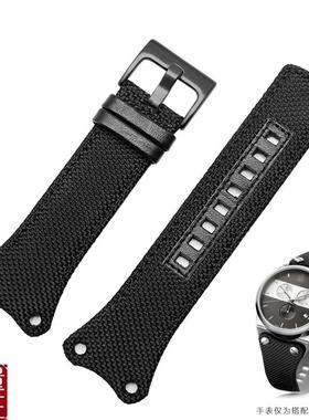 代用CK手表带EAGER系列K4B384B3K4B371B6K4BS371B3尼龙帆布表带