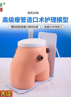 医博BIX-H38高级瘘管造口术护理模型结肠回肠造瘘造口护理冲洗教