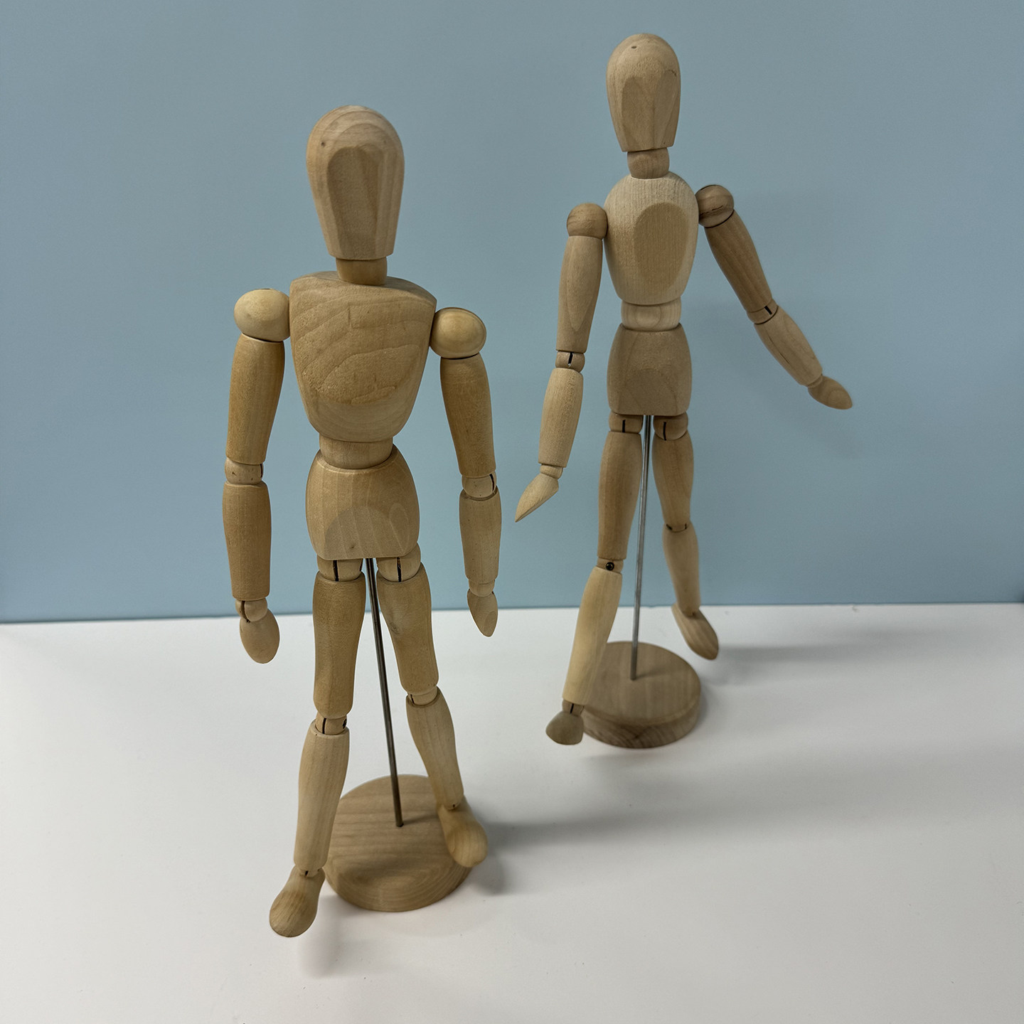 吉特达木人家居装饰创意摆件关节可调节模型木偶人摆件绘画现代风