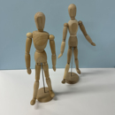 吉特达木人家居装 饰创意摆件关节可调节模型木偶人摆件绘画现代风