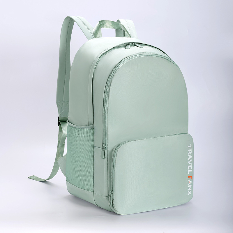 蓓恋新款折叠双肩包轻盈大容量时