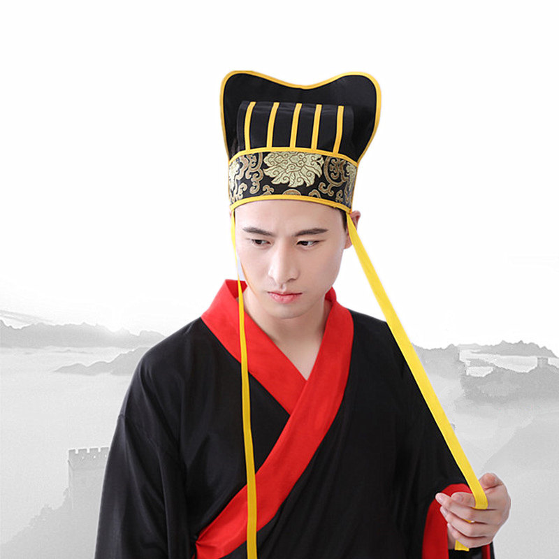 魏晋梁冠五梁进贤冠国风古代春秋战国秦汉三国大臣官帽祭祀头巾帽