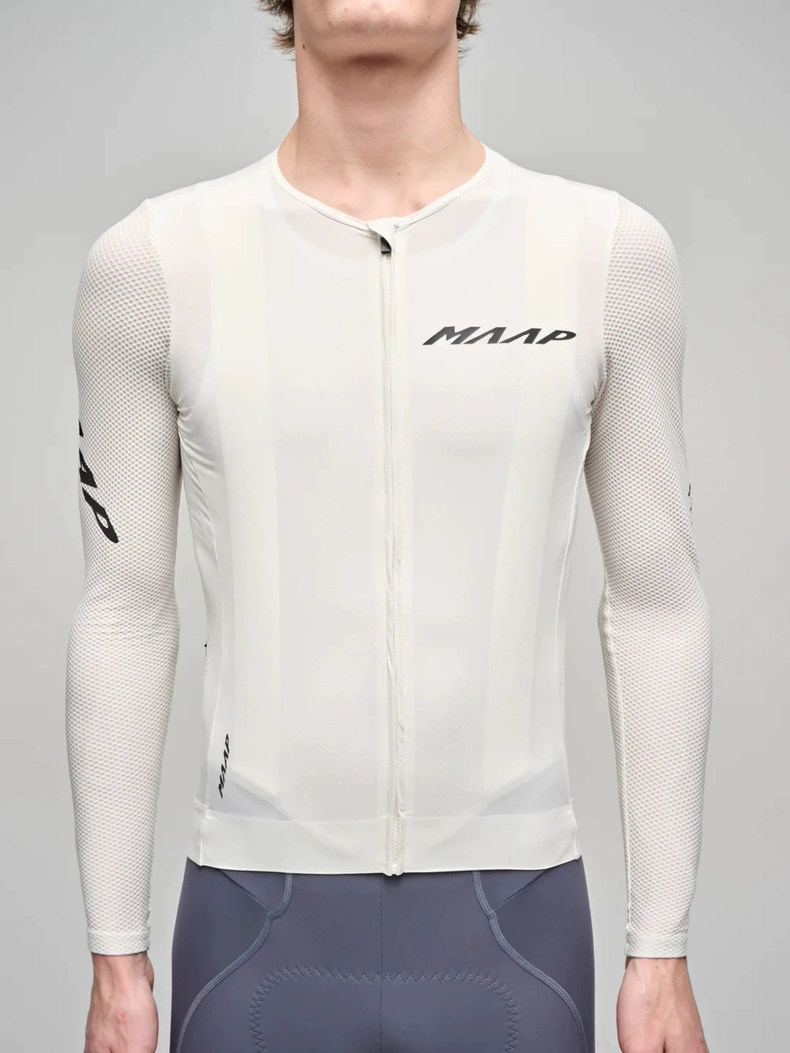 thumbnail for Maap High-Quality Men's Evade Pro Base Ls Jersey Long-Sleeve Cycling Jersey Is Breathable, Sun-Protective, and Sweat-Wicking
