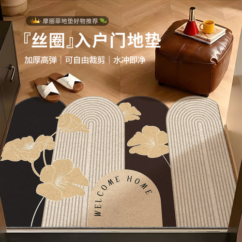 入户玄关丝圈防滑刮泥地垫