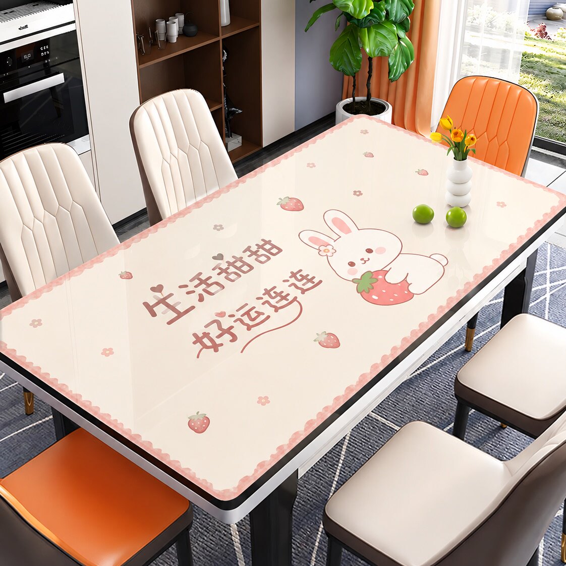 pvc餐桌垫免洗防油防水防烫隔热桌面保护垫子2026新款高级感桌布