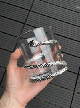 【ROART】蛇系暗黑风玻璃酒杯小众设计款礼盒装