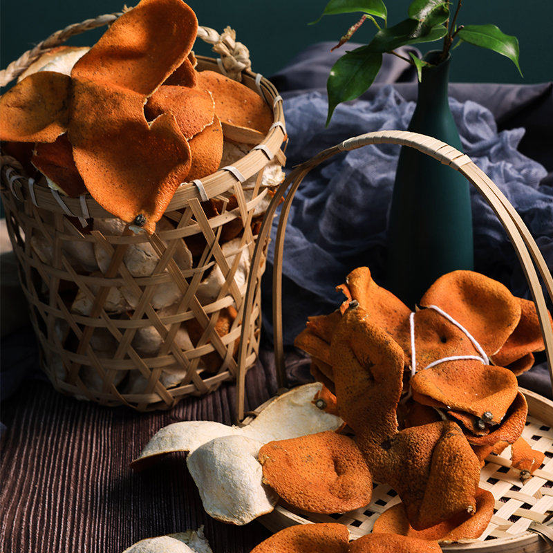 广东从化特产玫瑰柑陈皮80g罐装自然晾晒泡水煮茶美味煲汤包邮