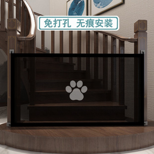 楼梯护栏儿童安全门栏防护栏婴儿门栏隔断门宝宝宠物安全围栏门网