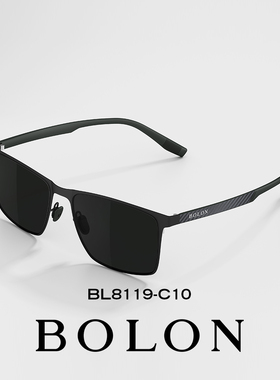 BOLON暴龙眼镜25新品偏光钓鱼方框太阳镜开车碳纤维墨镜男BL8119