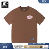 棉休闲运动百搭宽松纯棉印花短袖 男女同款 上衣 T恤新款 STARTER