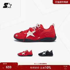 新年礼物STARTER赛车鞋女鞋红色鞋子休闲鞋男士运动鞋男鞋德训鞋