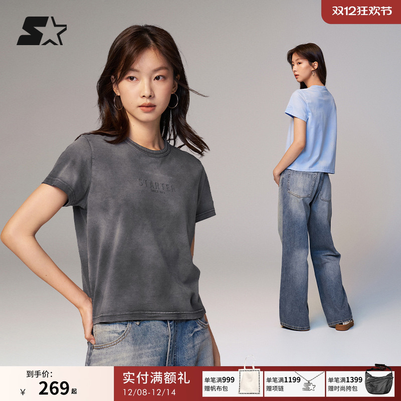 STARTER2025夏季运动T恤舒适