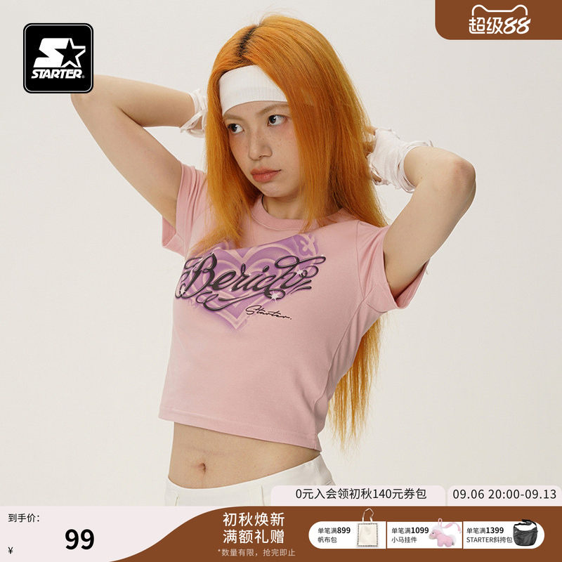 STARTER夏季新款短款印花短袖图片