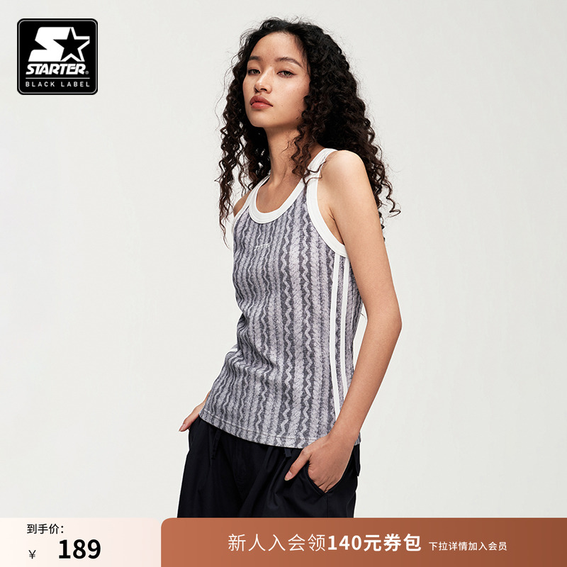 美式复古背心宽松女士背心