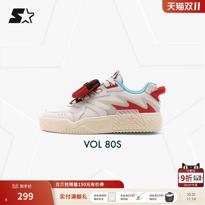 STARTER红白街霸电玩鞋板鞋复古