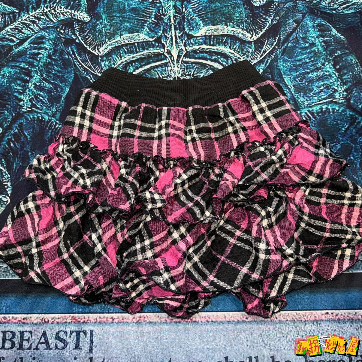 【现货掉落】Bling日牌中古稀有孤品可爱sk半身裙古早味蛋糕裙