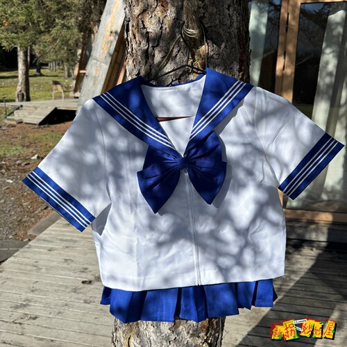 【现货掉落】bodyline全新再贩萌款宝石蓝彩虹战队jk制服水手服
