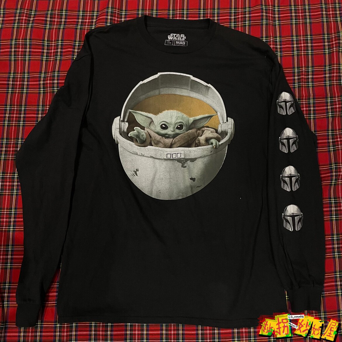 【现货掉落】starwars星球大战尤达宝宝正品长袖卫衣中古稀有孤品