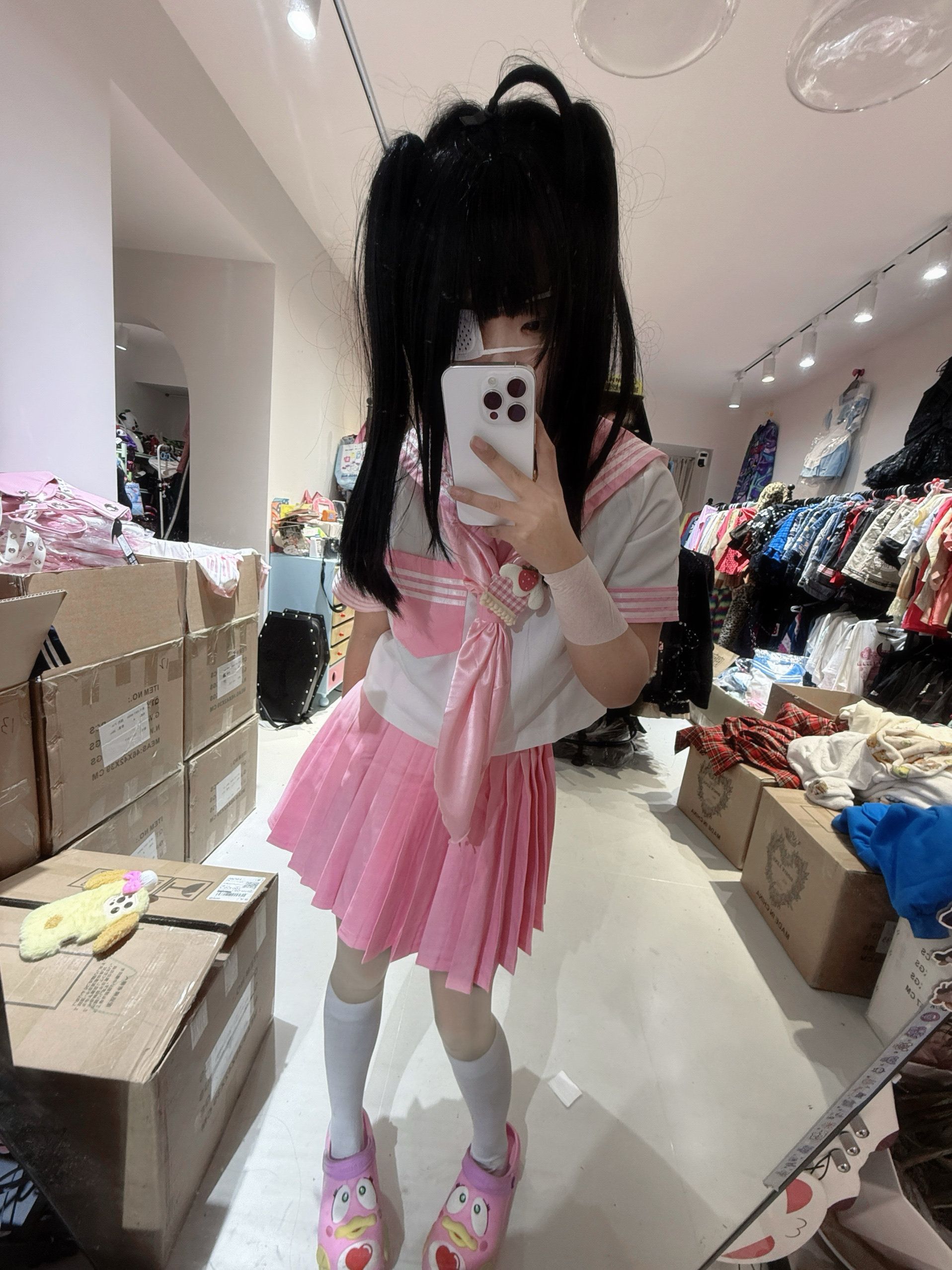 【一个月发】Bodyline日牌全新未拆封粉色水手服大全套可爱jk