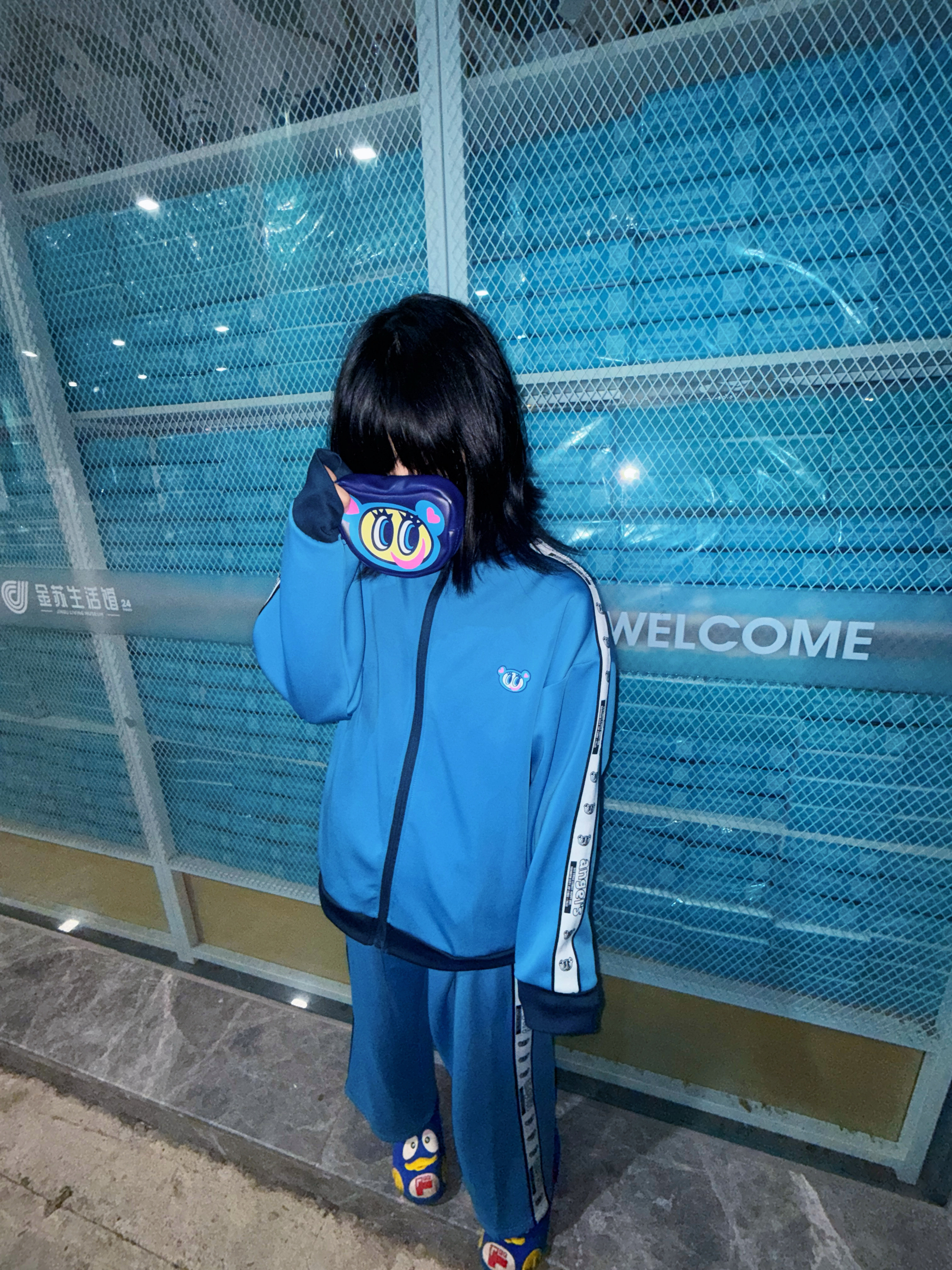 【现货掉落】ANGELBLUE日牌全新套装运动服水色可爱原宿童趣美品