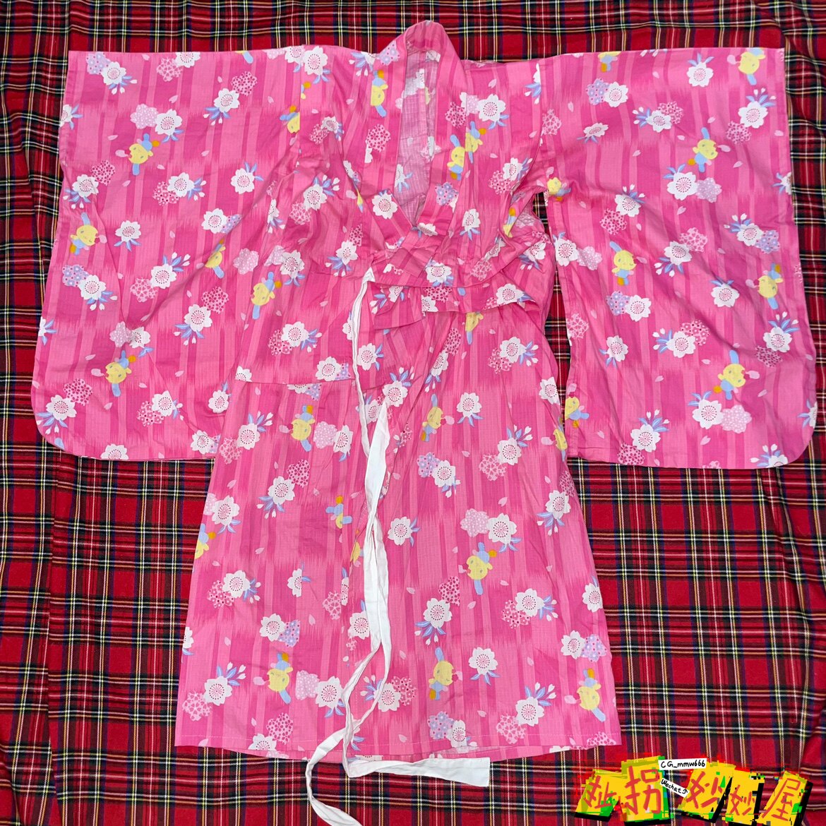 【现货掉落】花小兔浴衣日牌中古稀有孤品可爱原宿童趣y2k美品