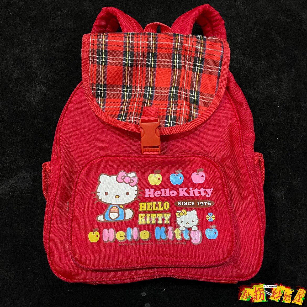 【现货掉落】HelloKitty日牌中古稀有孤品可爱mini双肩包原宿童趣