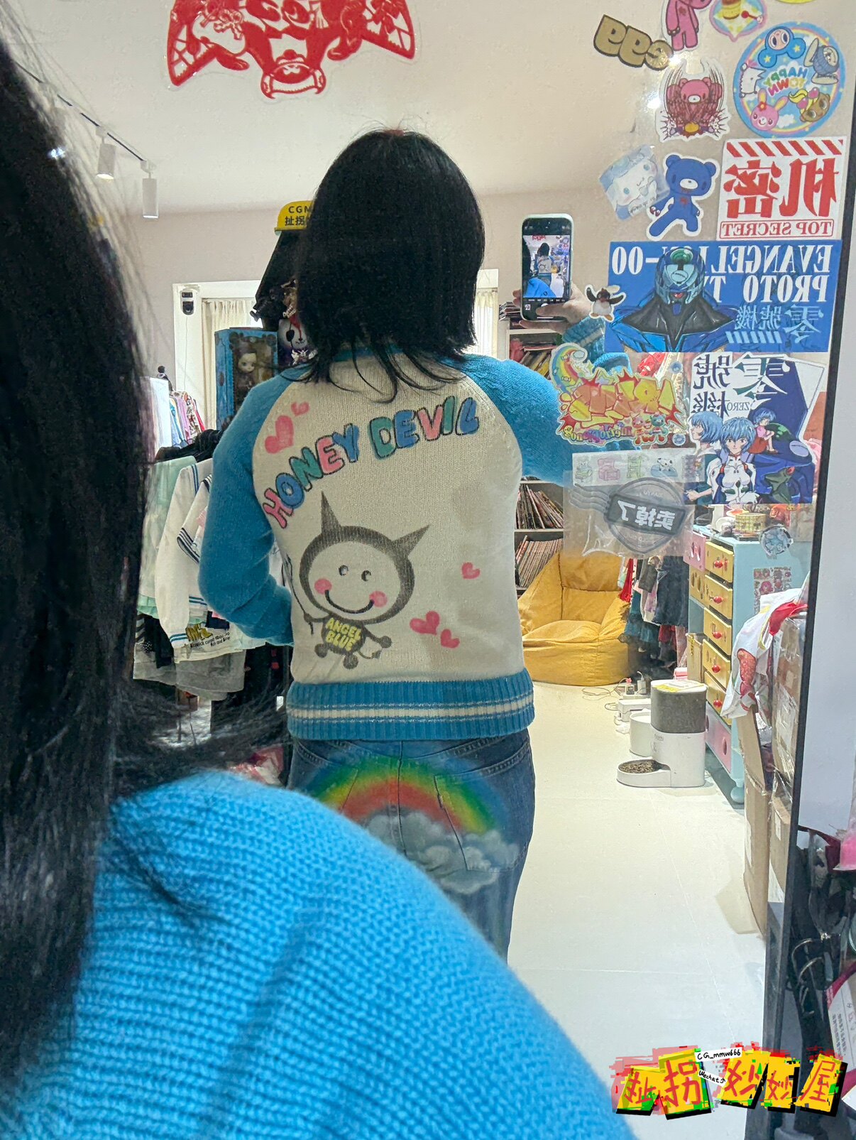 【现货掉落】angelblue日牌中古稀有孤品可爱针织外套童趣原宿y2k