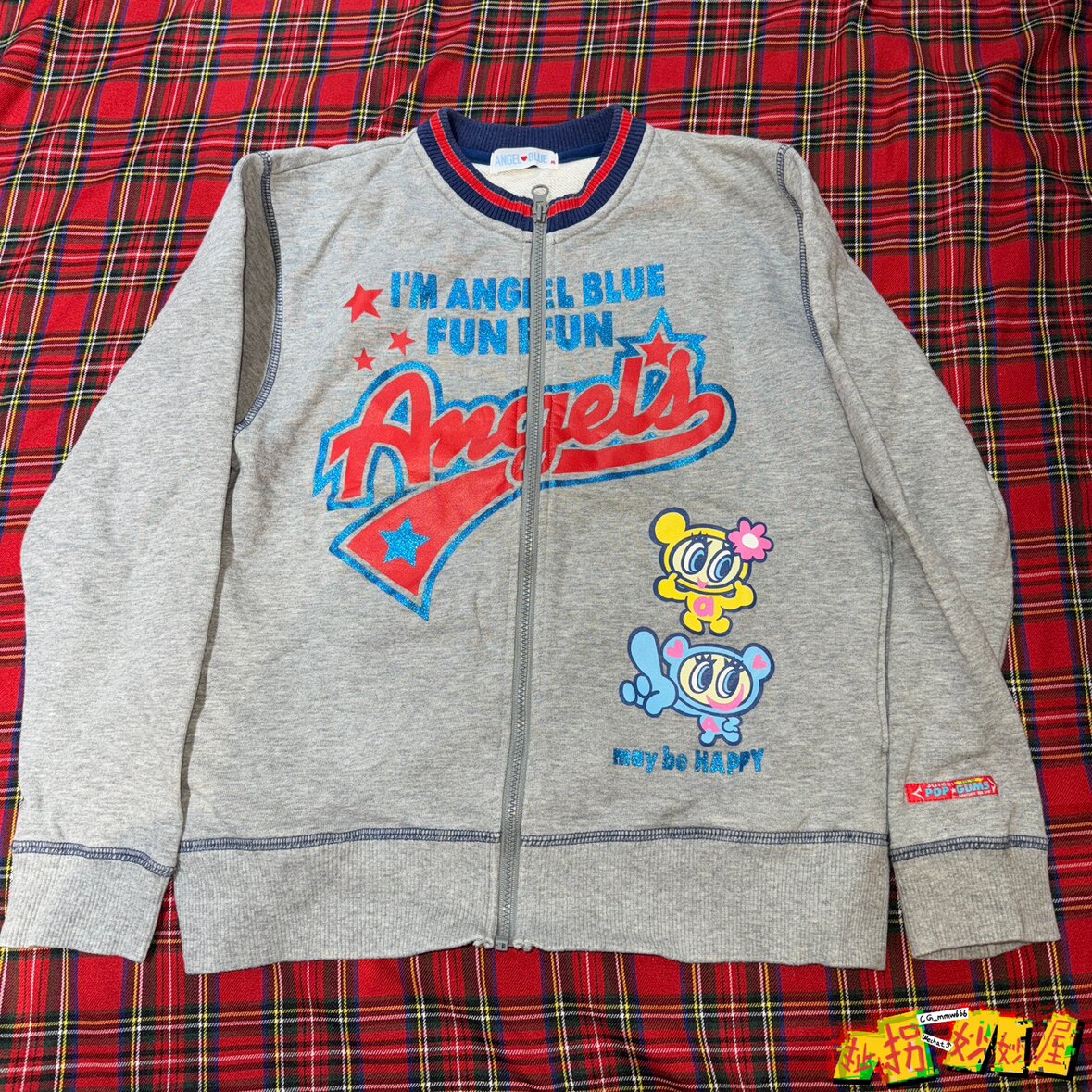 【现货掉落】angelblue日牌中古稀有孤品可爱长袖外套原宿童趣y2k
