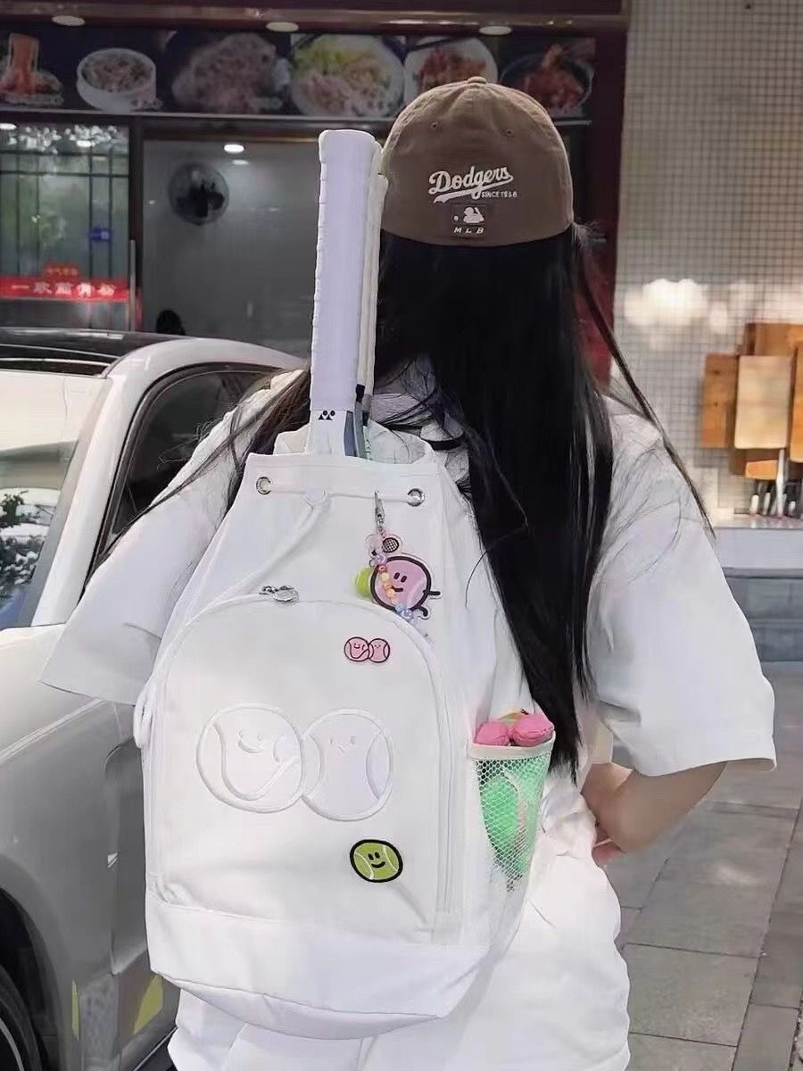 奶思网球双肩网球包男女多功能羽毛球包大容量成人儿童网球健身包