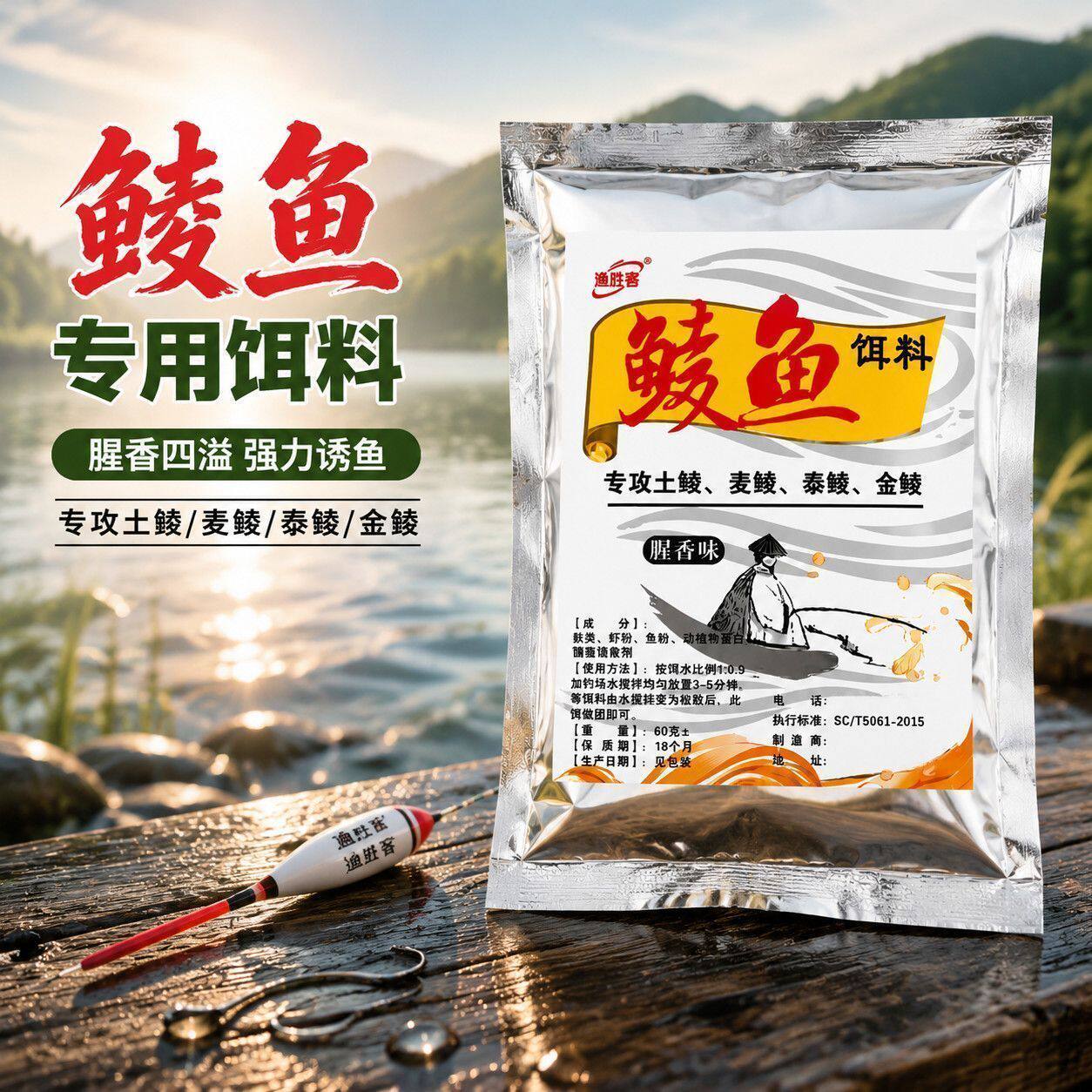 鲮鱼饵料土鲮饵料广东野钓专攻麦鲮泰鲮七号春夏湖库钓鱼饵料套餐