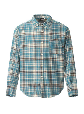 KAFER 美式复古流苏cleanfit格子衬衫男女秋季潮牌衬衣外套设计感