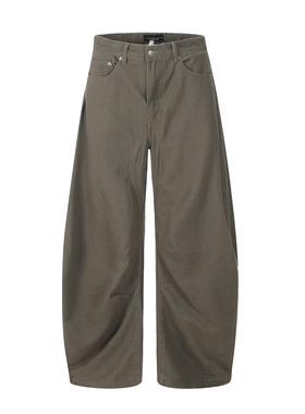 KAFER 美式复古cleanfit微喇宽松牛仔裤男女vibe直筒阔腿裤子高街