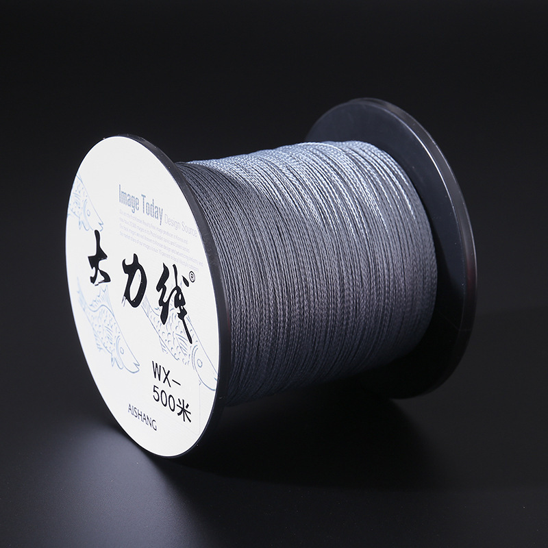 4编8编9编鱼线500米大力线 pe多色编织大马力渔线大力马