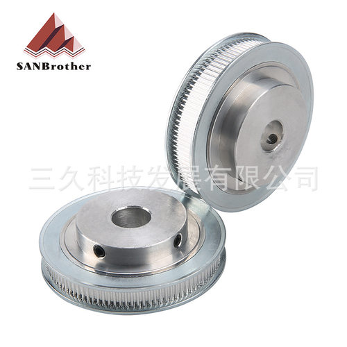 同步带轮2GT100齿BF型齿宽7/11/16内孔5/12/15/18/25齿形带同步轮