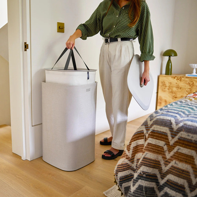 JosephJoseph立式带提手脏衣篮