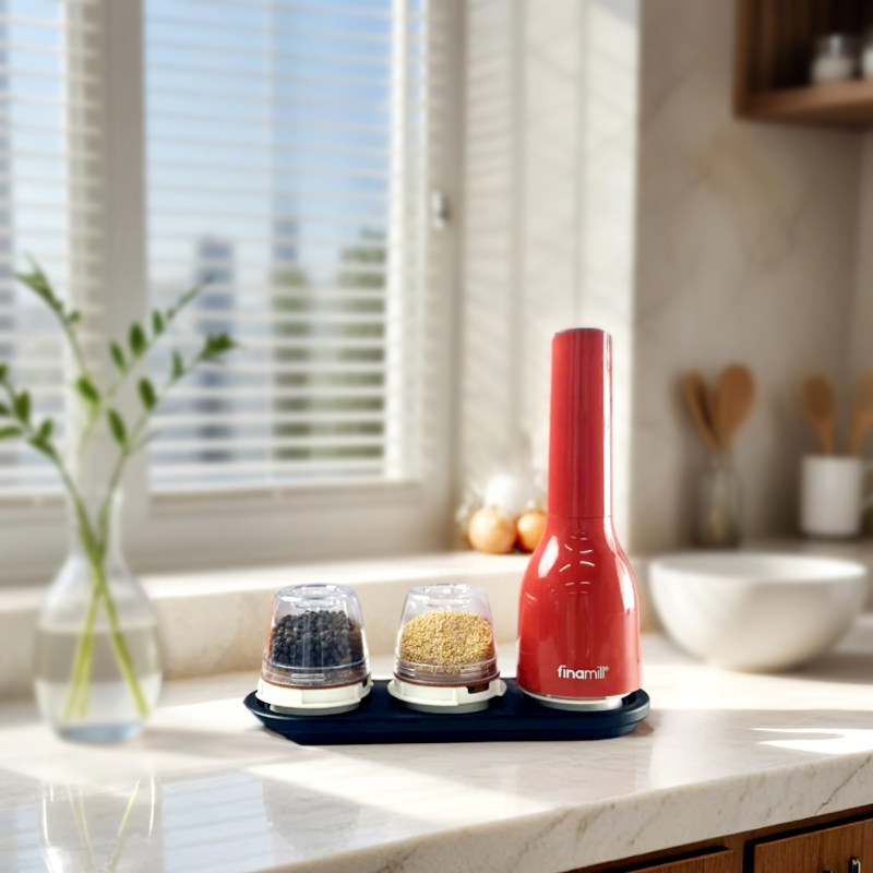 董洁同款美国Finamill电动研磨器调料罐海盐黑胡椒香料研磨器研瓶
