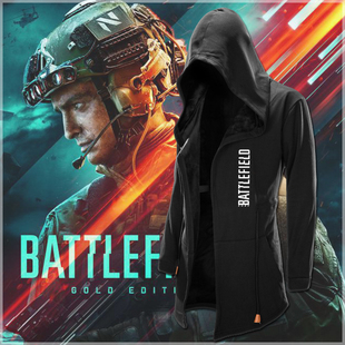 战地风云2042卫衣战地6游戏周边外套秋冬季连帽宽松男潮流风衣服