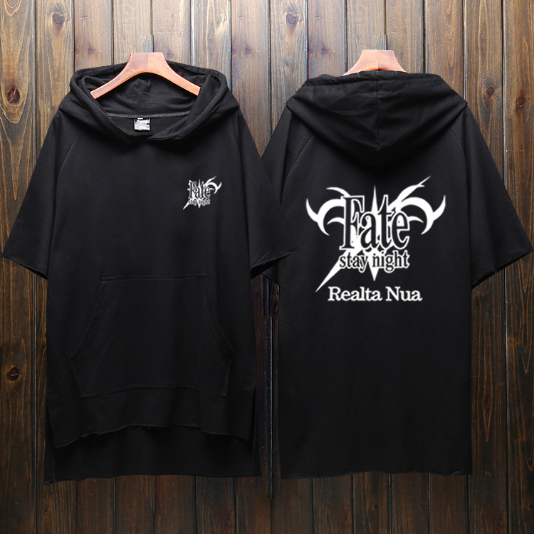 潮漫新款现货命运个性短袖吾王Sber动漫周边fte贞德连帽卫二次元