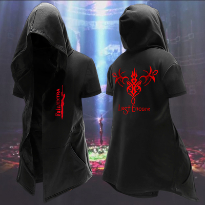 FATE EXTER动漫周边夏衣服宽松学生连帽卫衣短袖t恤男二次元风衣