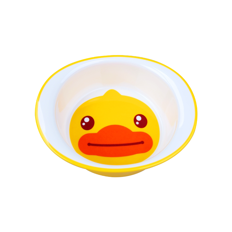五和小黄鸭儿童碗卡通密胺