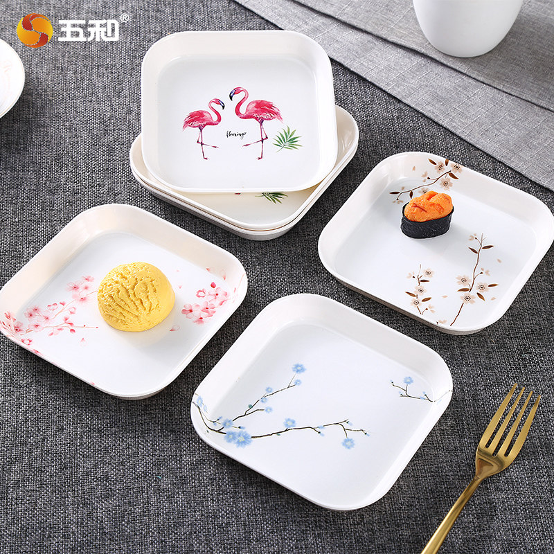 Wuhe spit bones household bone dish dining table garbage fish plate