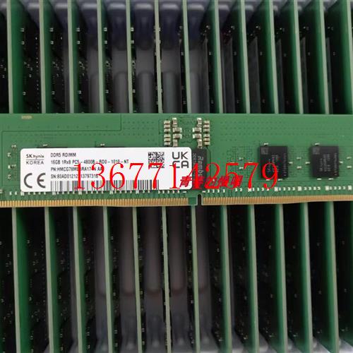 议价SK海力士HMCG78MEBRA174N AA 16G 1RX8 4800B ECC DDR5 RDIMM