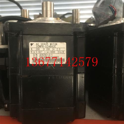 议价原装安川伺服电机SGMPH-02ABA2E性能正常已测试质保半年