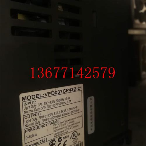 议价台达变频器CP2000系列 VFD037CP43B-21 3.7KW/380V拆机测试包