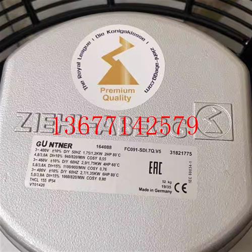 议价德国进口 FC091-SDl.7Q.V5 400V 设备外风机施乐百品牌大功率