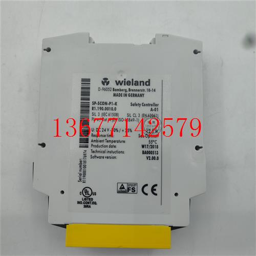 议价原装威琅Wieland继电器SP-SCON-P1-K R1.190.0010.0现货议价