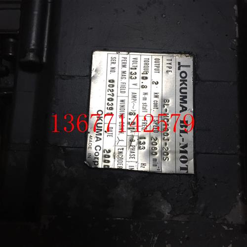 【议价】OKUMA  BL-MC100J-20S  伺服电机现货询价