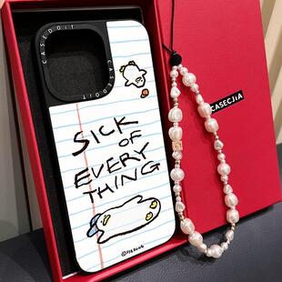 C家联名MagSafe磁吸躺平鸭ssebong适用iphone17手机壳16promax苹果15pro保护套14plus趣味13搞怪12情侣Air